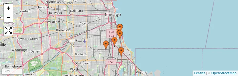 Related schools map