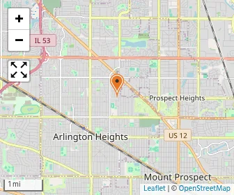 Map of St. Viator High School