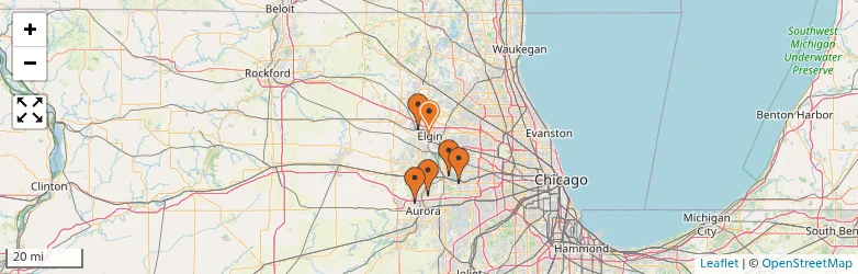 Related schools map