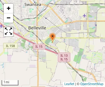 Map of Illinois Center For Autism