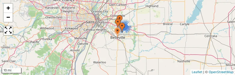 Related schools map