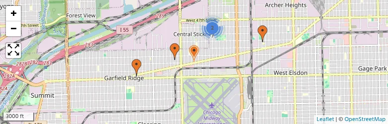 Related schools map