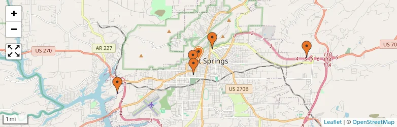 Related schools map