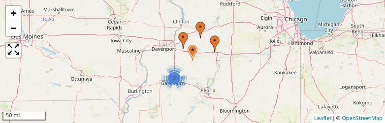 Related schools map