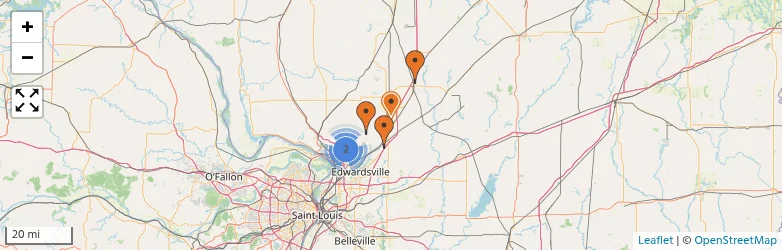 Related schools map