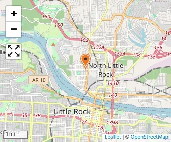 Map of North Little Rock Catholic Academy