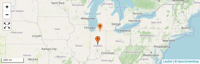 Related schools map