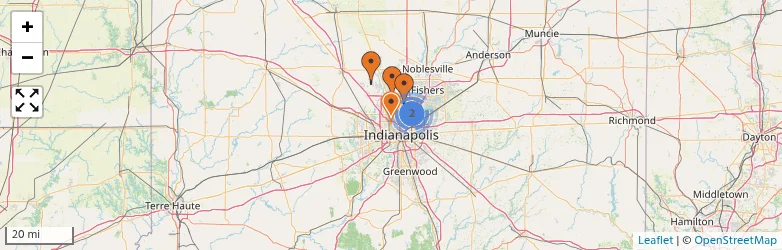 Related schools map