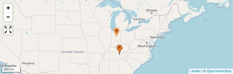 Related schools map