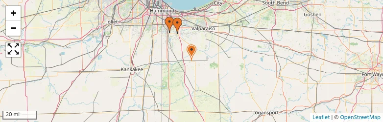 Related schools map