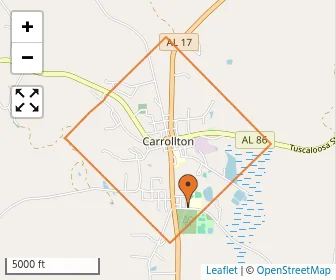 Area schools map
