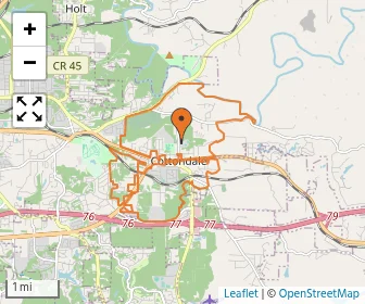 Area schools map
