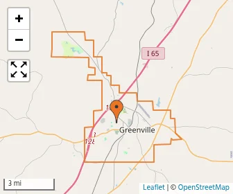 Area schools map