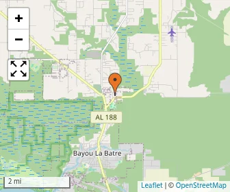 Area schools map