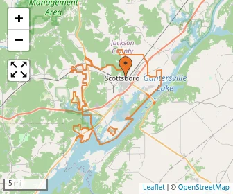 Area schools map
