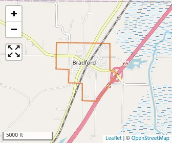 Area schools map