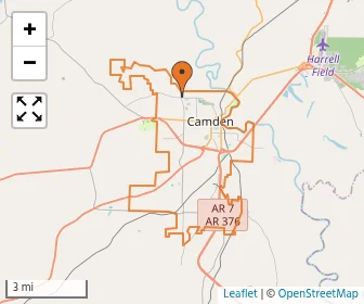 Area schools map