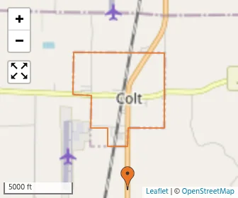 Area schools map