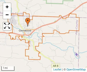 Area schools map