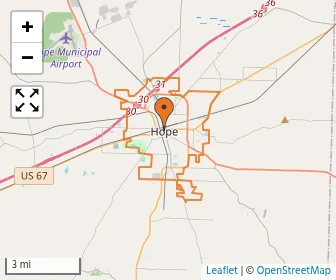 Area schools map