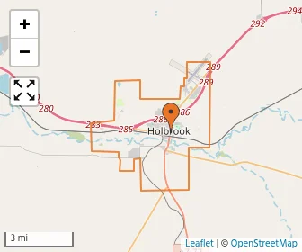 Area schools map