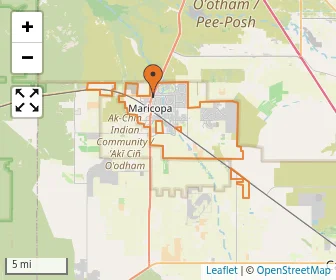 Area schools map