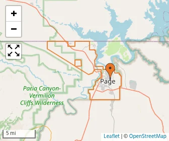 Area schools map