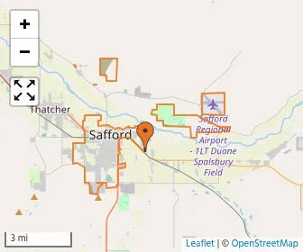 Area schools map