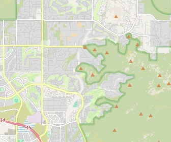 Area schools map
