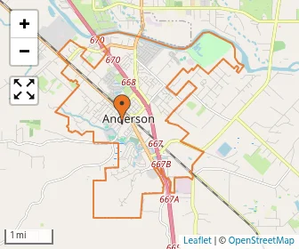 Area schools map