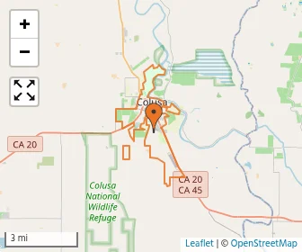 Area schools map