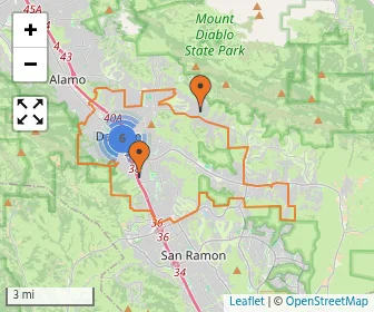 Area schools map