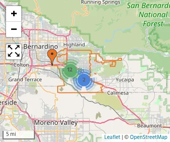 Area schools map