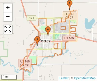 Area schools map