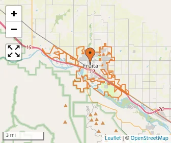 Area schools map