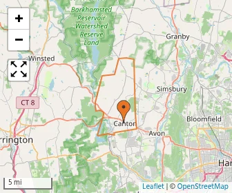 Area schools map