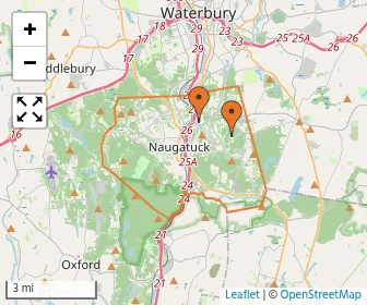 Area schools map