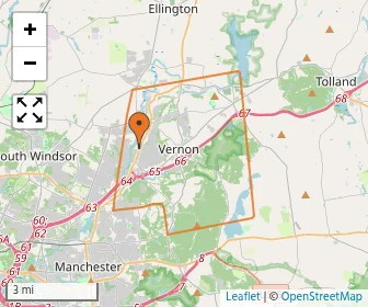 Area schools map