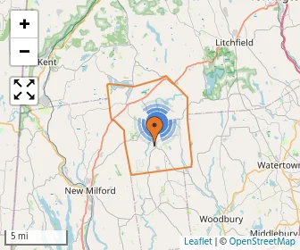 Area schools map