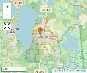 Area schools map