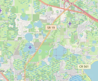 Area schools map