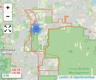 Area schools map
