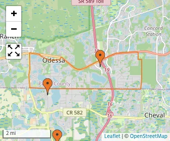Area schools map