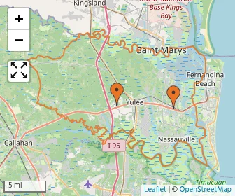 Area schools map