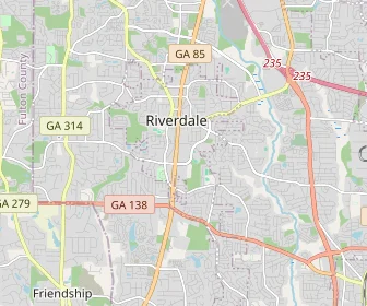 Area schools map