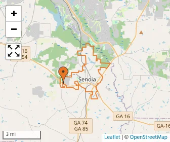 Area schools map