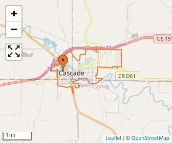 Area schools map