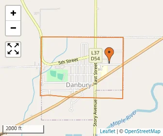 Area schools map