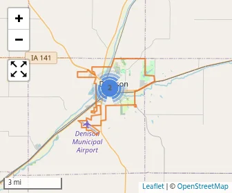 Area schools map