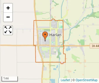 Area schools map